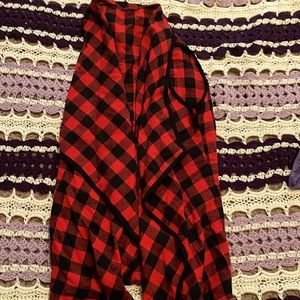 Red buffalo plaid vest